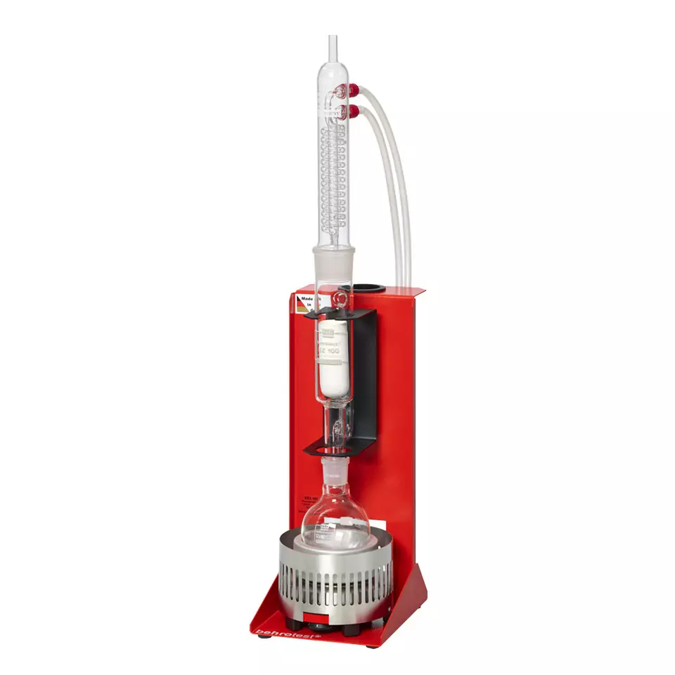 100 ml Extraktion - 250 ml Rundkolben/Stehkolben - Glaskühler/Titankühler - Extraktionsgerät (1 Probe) - KEX 100 [B00217708]