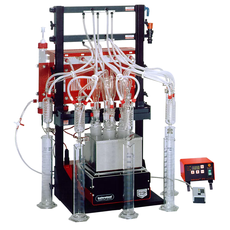 Chemische Bestimmungen - Reihen-Wasserdampferzeuger (Phenol- und Ammoniumstickstoff-Bestimmung)