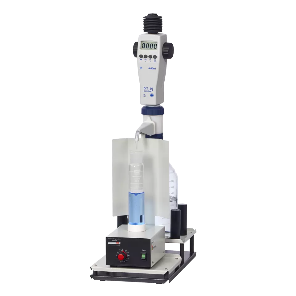 COD single components - Manual titration station, with digital burette and magnetic stirrer (behrotest® manual titration station)