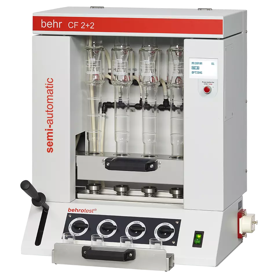 Comfort Line (halbautomatisch) - Analyseneinheit (Rohfaserextraktion Komplettgeräte) - CF 2+2 [B00659292]