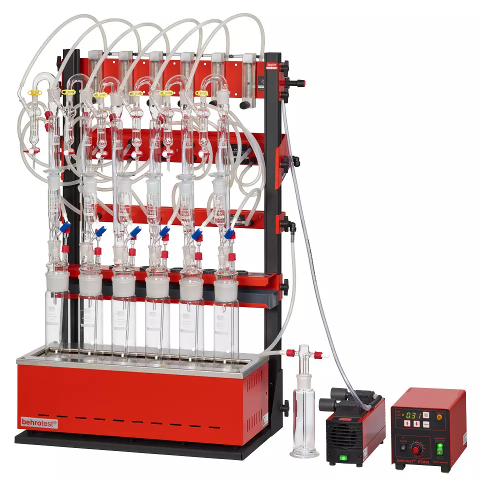 Gesamt Cyanid-Bestimmung - Apparatur (Arbeitsstationen) - CN 6 [B00218104]