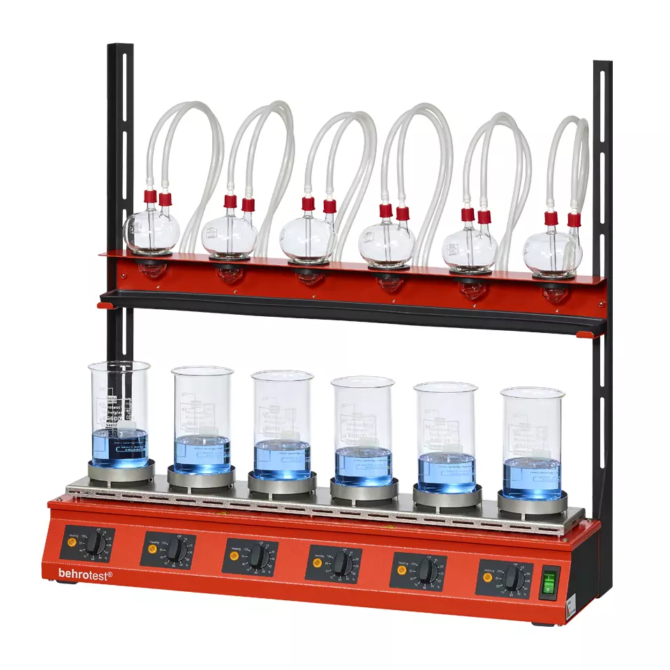 Klassische Hydrolyse - Aufschlussapparatur (Hydrolyse-Aufschlussapparaturen EXR 4 und EXR 6) - EXR 6 [B00218448]