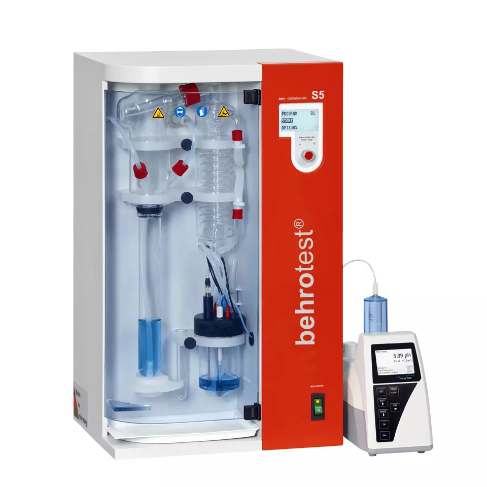 Wasserdampfdestillierer - Vollautomatisches Wasserdampfdestilliergerät (S 5) - S 5 [B00218034]