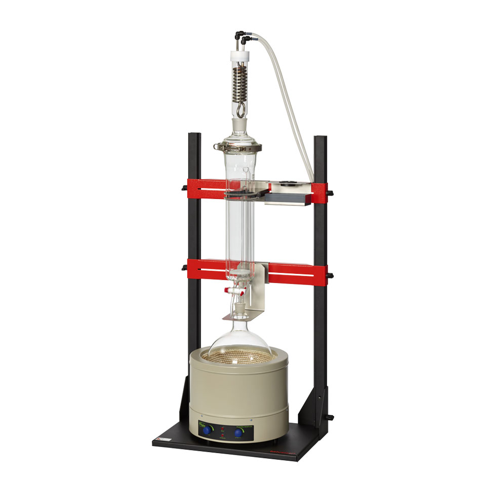 2000 ml extraction - 5000 ml round bottom flask - Titanium condenser - Extraction Apparatus (1 sample) - KEX 2000 F/TK [B00722652]