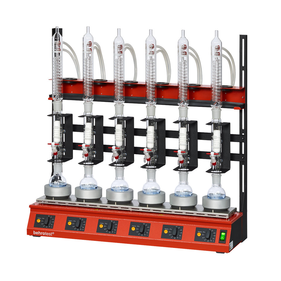30 ml d'extraction - Flacon à fond rond de 100 ml - Refroidisseur RFK 30 - Systèmes compacts (6 places)