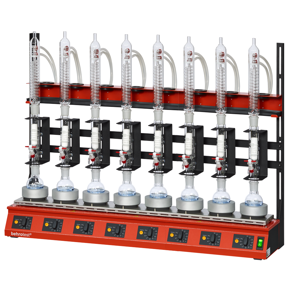 30 ml d'extraction - Flacon à fond rond de 100 ml - Refroidisseur RFK 30 - Systèmes compacts (8 places)