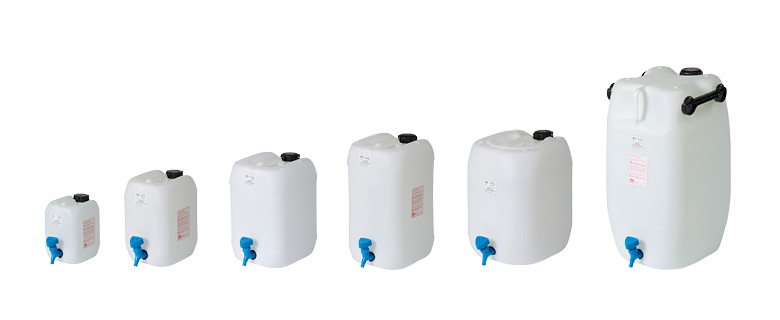 behroplast® canisters - Canister (White behroplast canisters with welded tap)