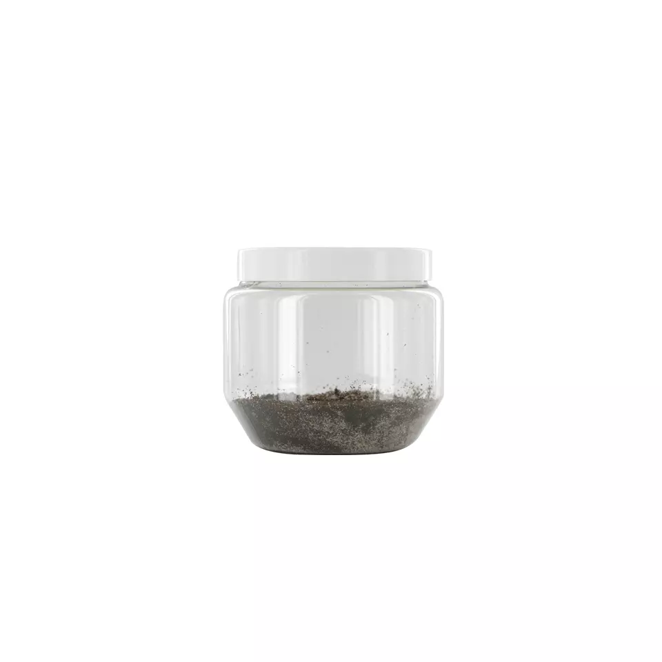behroplast® PET bottles (food safe) - PET wide-neck jar transparent (Clear PET bottles with wide neck) - PWG 250 [B00177033]