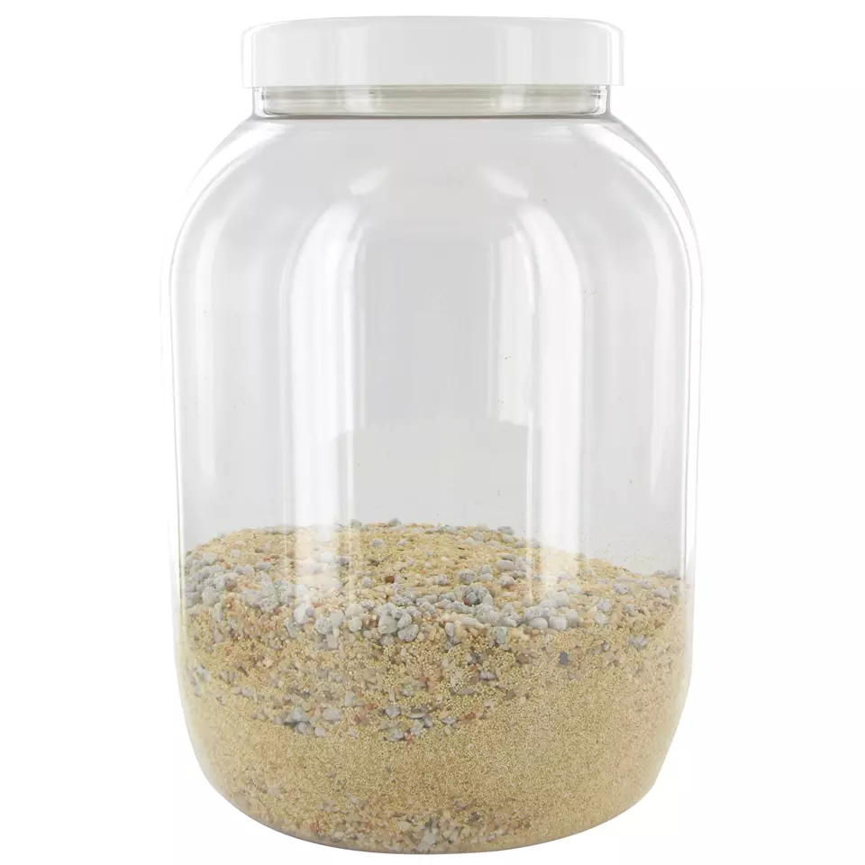 behroplast® PET bottles (food safe) - PET wide-neck jar transparent (Clear PET bottles with wide neck) - PWG 3000 [B00177038]