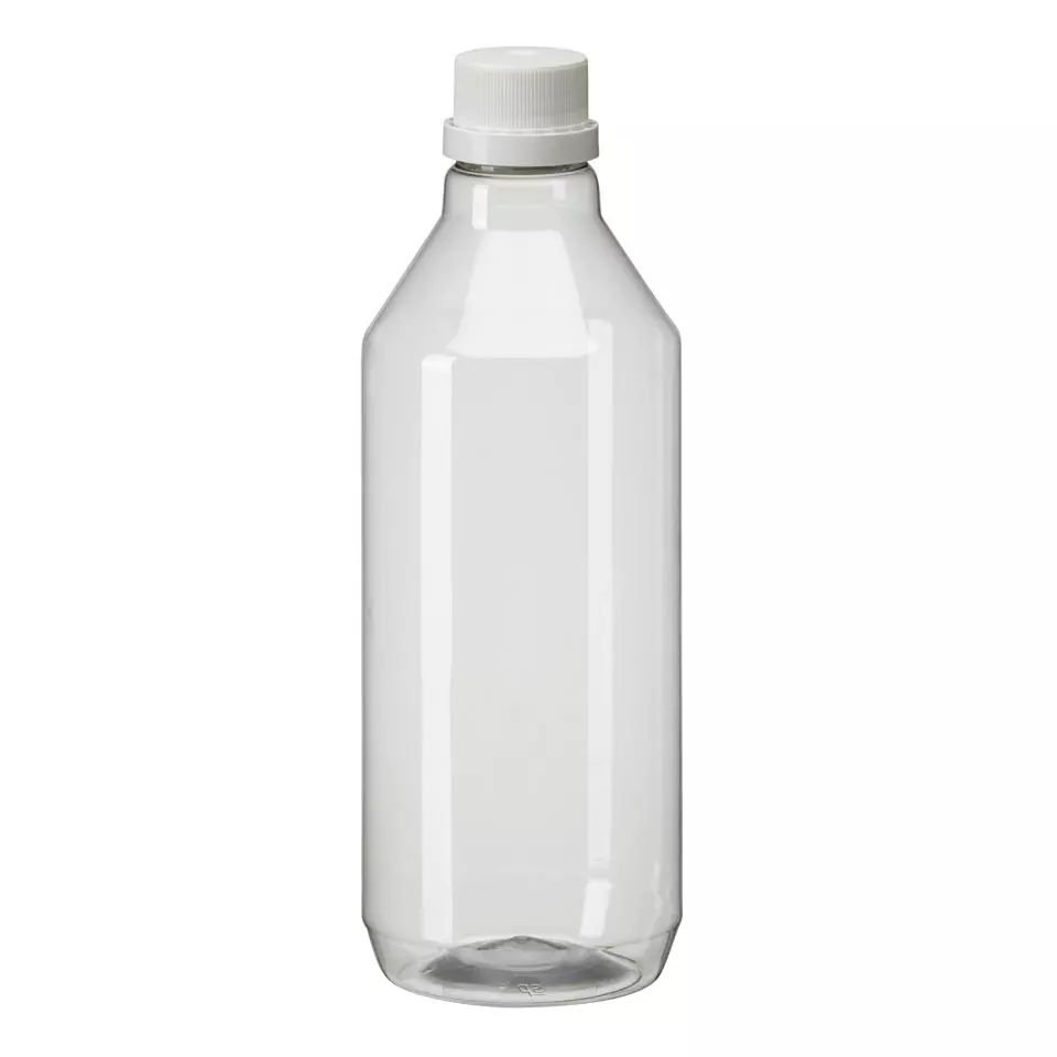 behroplast® PET-Flaschen (lebensmittelecht) - PET-Enghalsflasche glasklar (Klare PET-Flaschen mit Enghals) - PEG 1000 [B00177031]