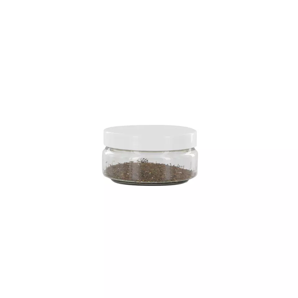 behroplast® PET-Flaschen (lebensmittelecht) - PET-Weithalsdose glasklar (Klare PET-Flaschen mit Weithals) - PWG 100 [B00177032]