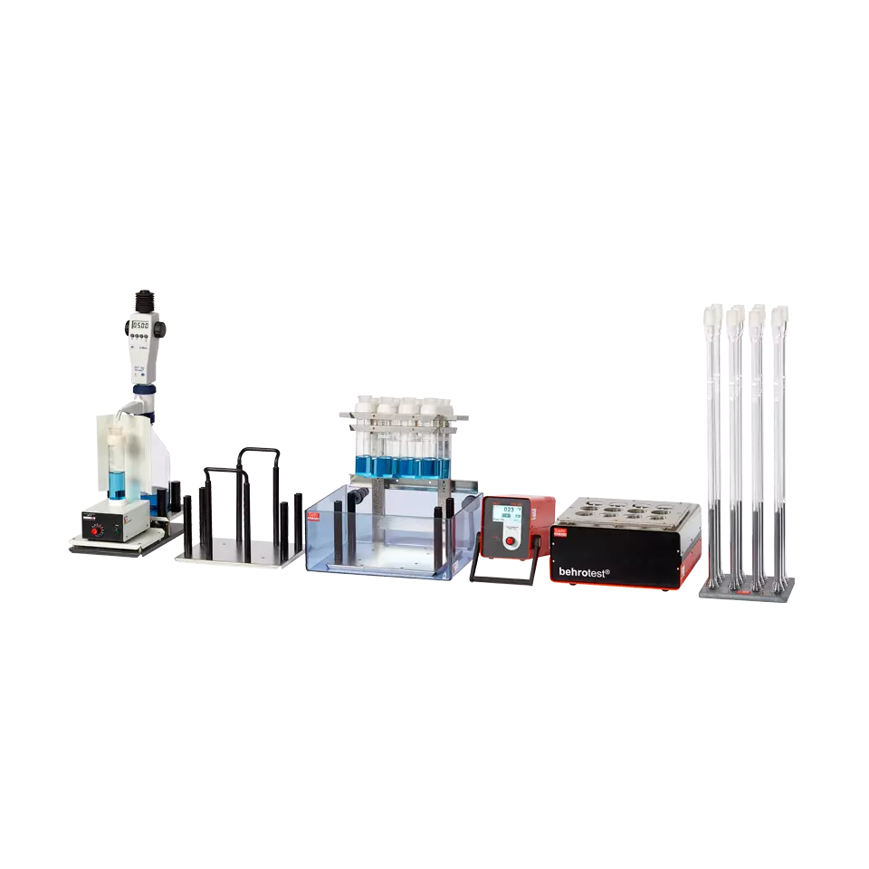 COD complete system - Manual workstation COD digestion (Sample examples of a complete workstation (including transport stand for easy handling))