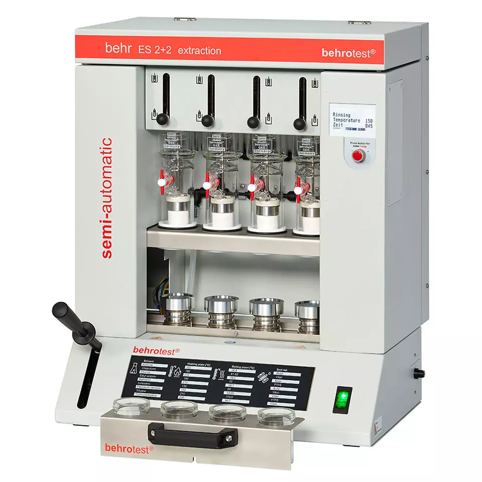 Extraction selon Randall - Appareil d'extraction à chaud (Lieu unique, 4 et 6 places) - E 4 [B00704623]