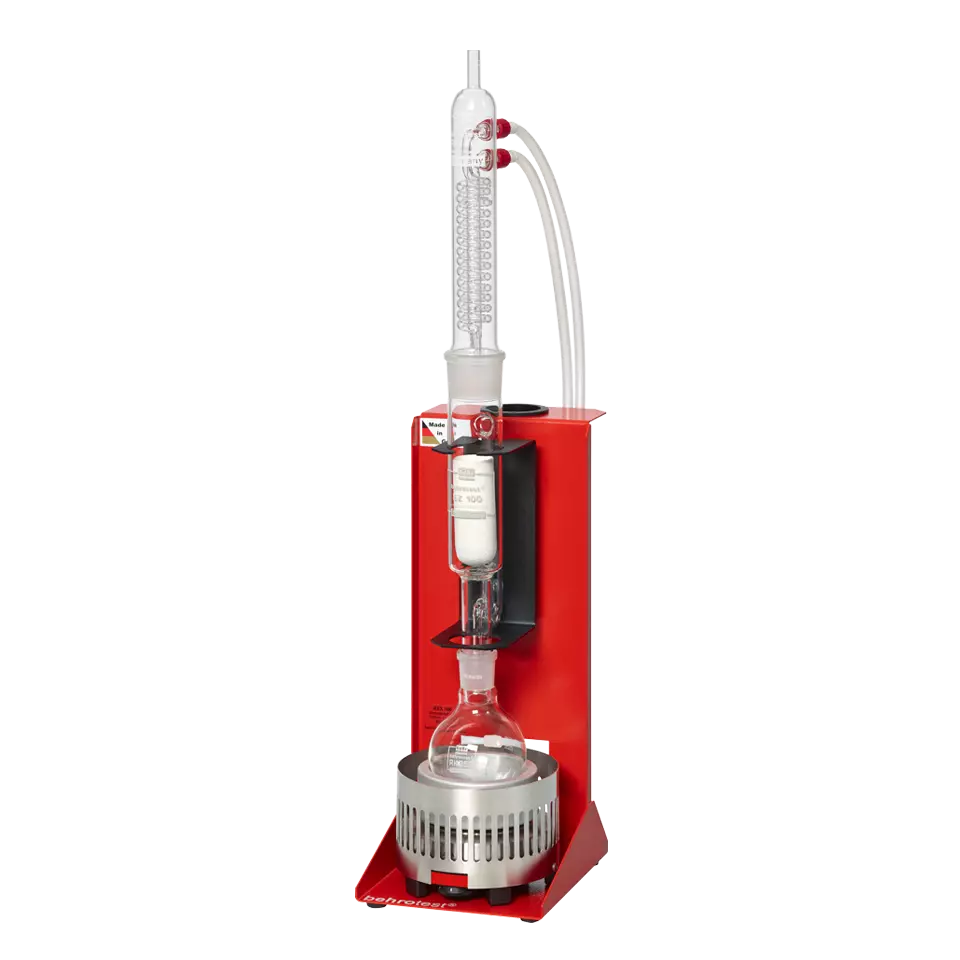 Extraction selon Soxhlet - 100 ml d'extraction - Flacon à fond rond de 250 ml - Refroidisseur RFK 100