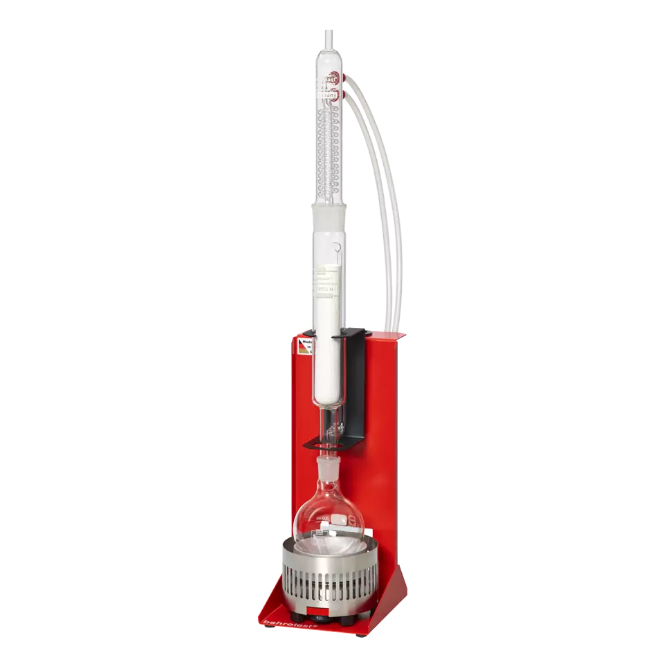 Extraction selon Soxhlet - 250 ml d'extraction - Flacon à fond rond de 500 ml - Refroidisseur RFK 100