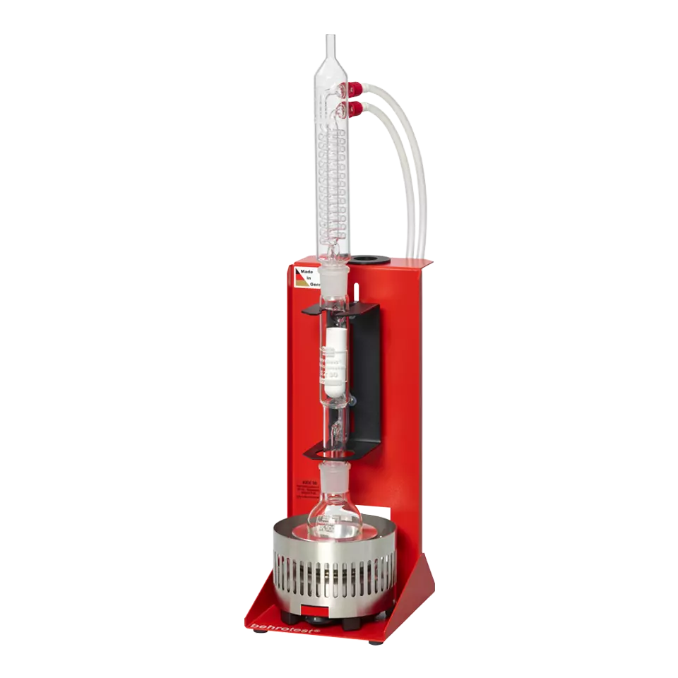 Extraction selon Soxhlet - 30 ml d'extraction - Flacon à fond rond de 100 ml - Refroidisseur RFK 30