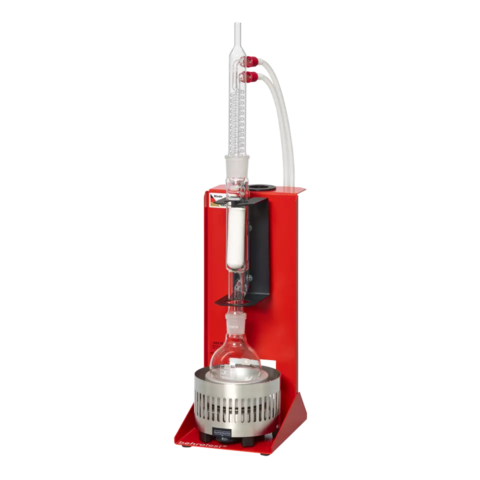 Extraction selon Soxhlet - 60 ml d'extraction - Flacon à fond rond de 250 ml - Refroidisseur RFK 60