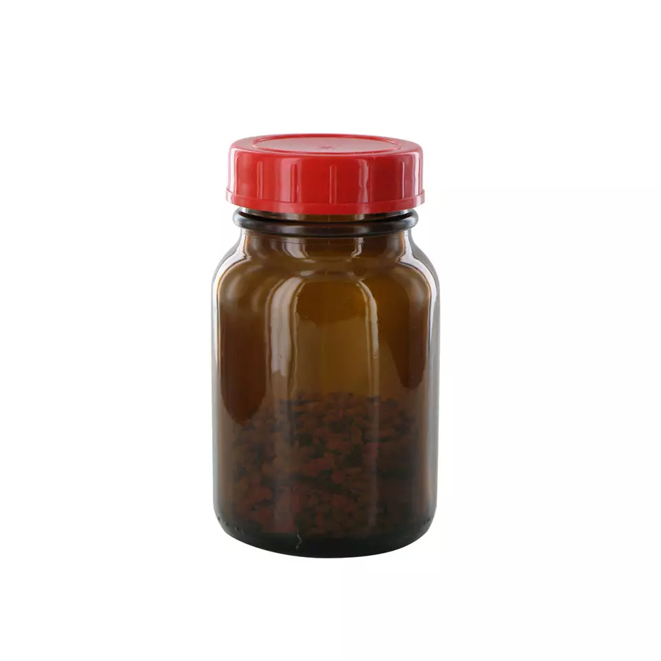 Flacons d'échantillons behrotest avec bouchon en PTFE - Flacon d'échantillon brun (Verre brun à large col) - RB 250 GT [B00218524]