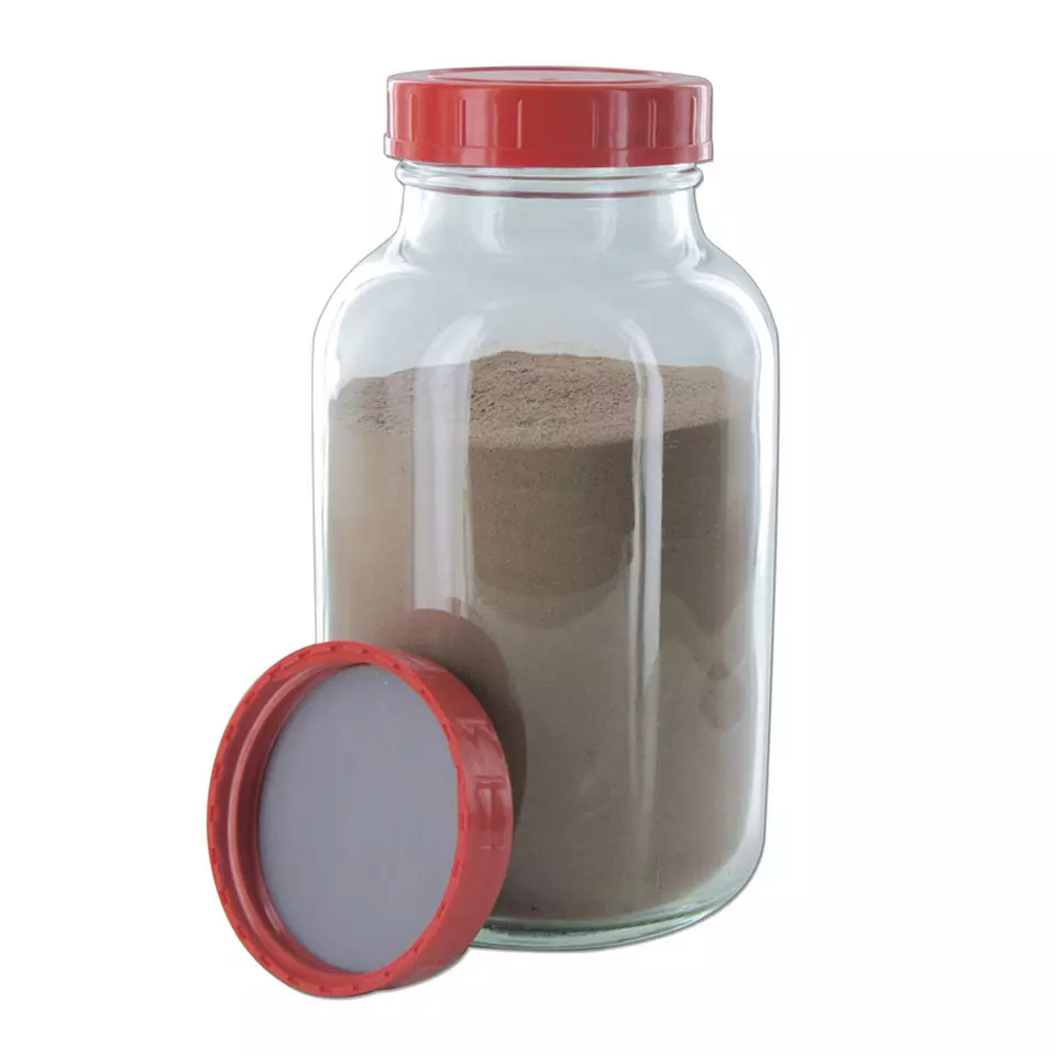 Flacons d'échantillons behrotest avec bouchon en PTFE - Flacon d'échantillon transparent (Verre clair avec large col) - RK 1000 GT [B00218533]