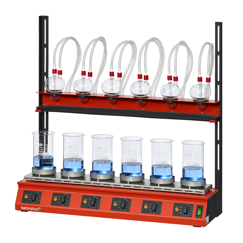 Klassische Hydrolyse - Aufschlussapparatur (Hydrolyse-Aufschlussapparaturen EXR 4 und EXR 6)