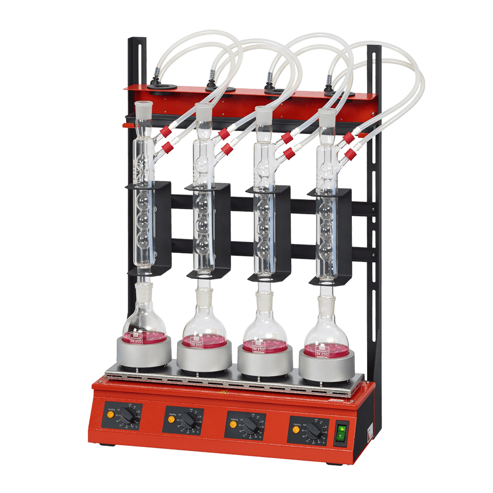 Reflux distillation - Serial heating device (4 places) - RH 254 [B00602395]