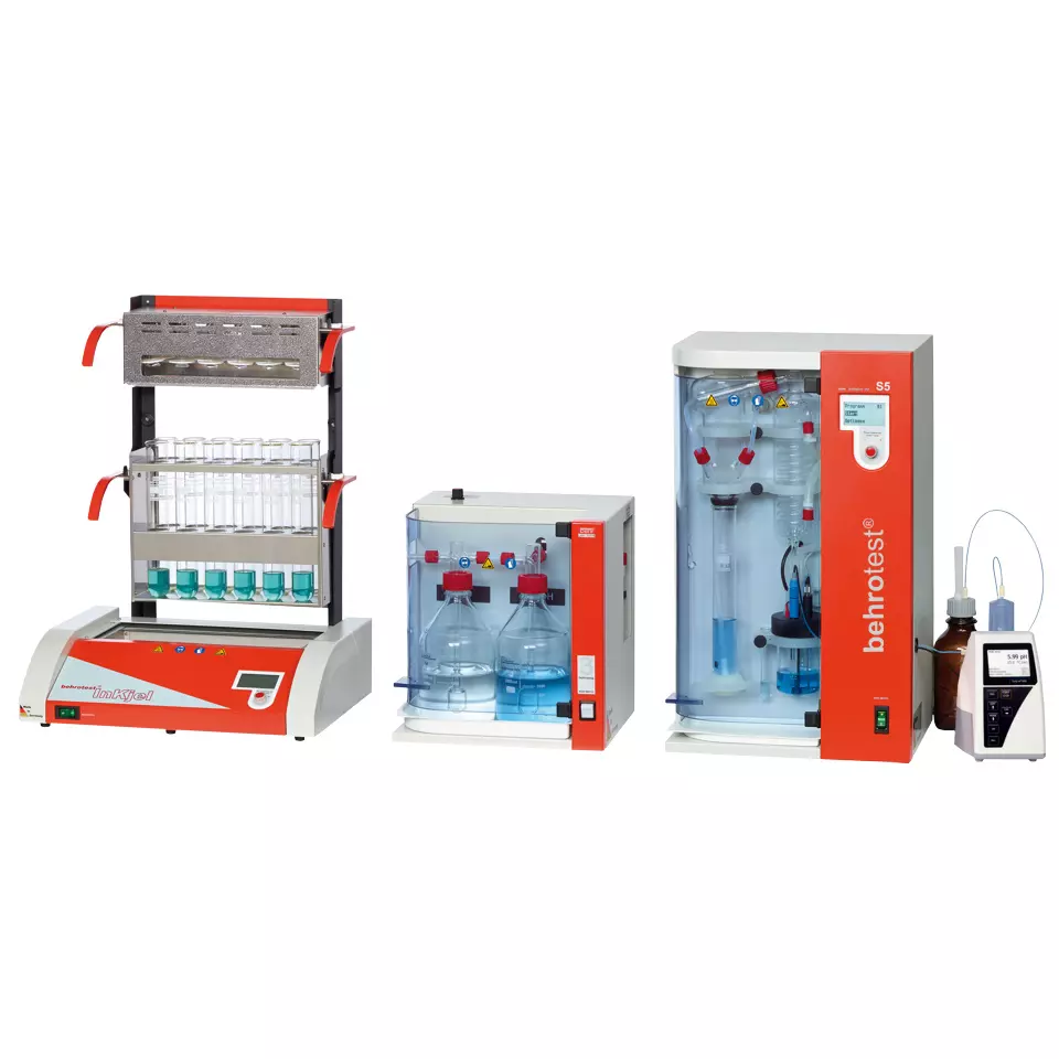 Sistema completo Kjeldahl - Estación de trabajo Kjeldahl premium (Premium) - ASE-IR [B00637681]