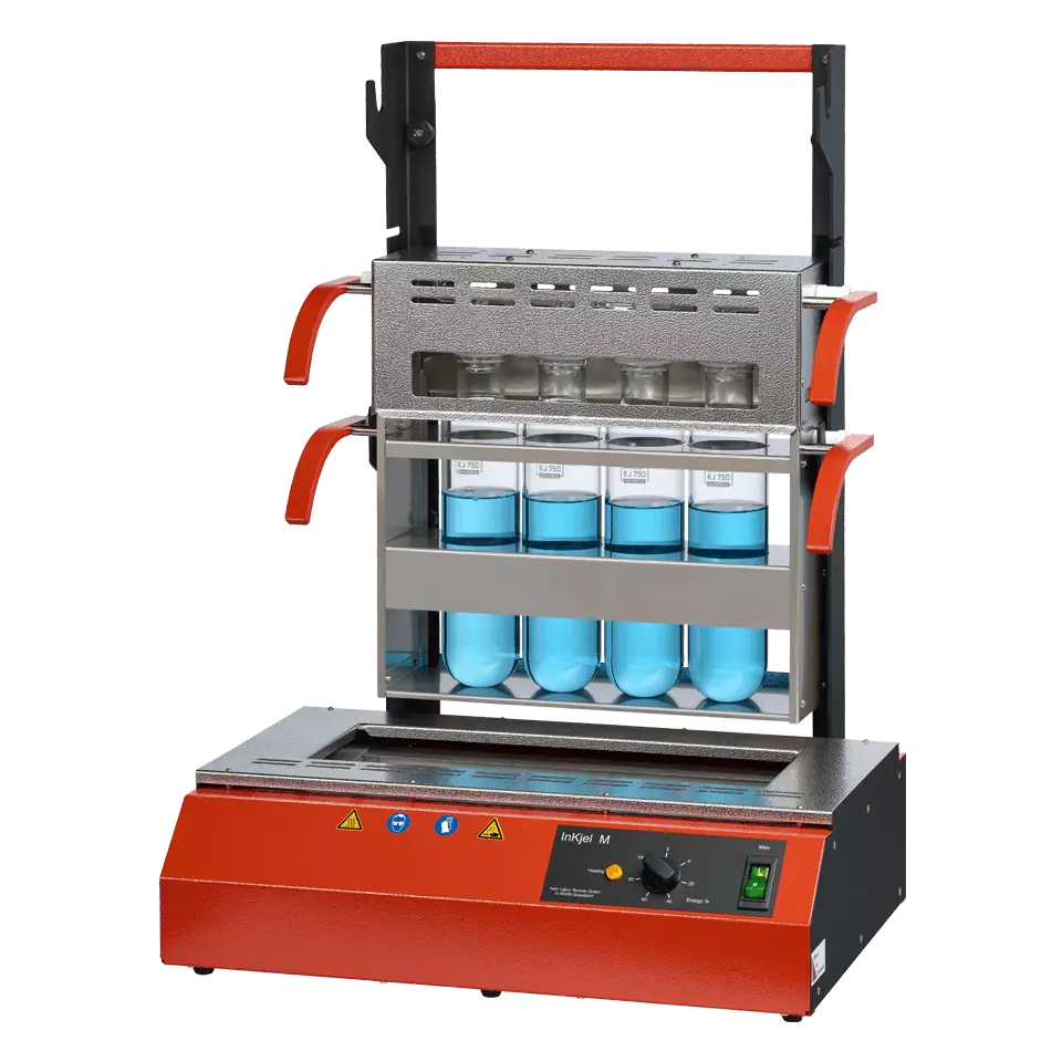 Sistema digestor Kjeldahl por infrarrojos - Aparato de digestión manual por infrarrojos (Regulación manual de la energía)