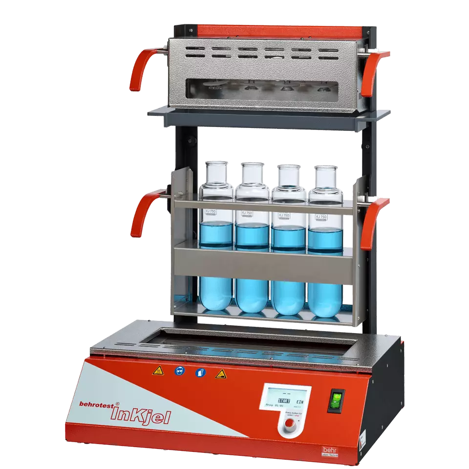 Sistema digestor Kjeldahl por infrarrojos - Aparato de digestión programable por infrarrojos (Regulación de energía programable)