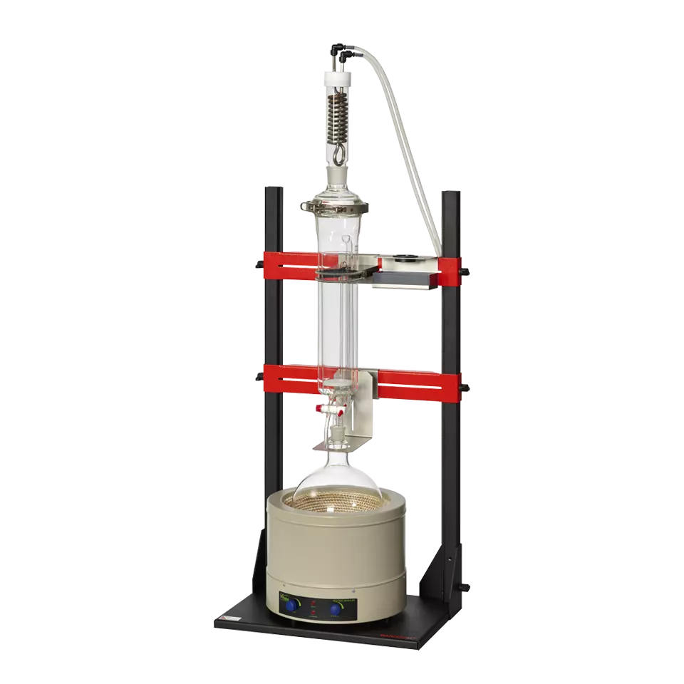 Soxhlet extraction - 2000 ml extraction - 5000 ml round bottom flask - Titanium condenser