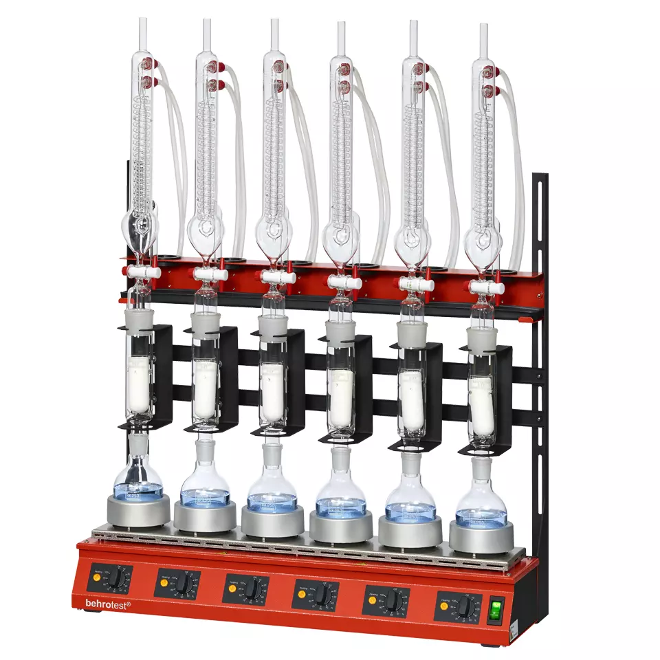 Twisselmann Extraction - Serial heating device with round flask (4 places) - R 106 T [B00218445]